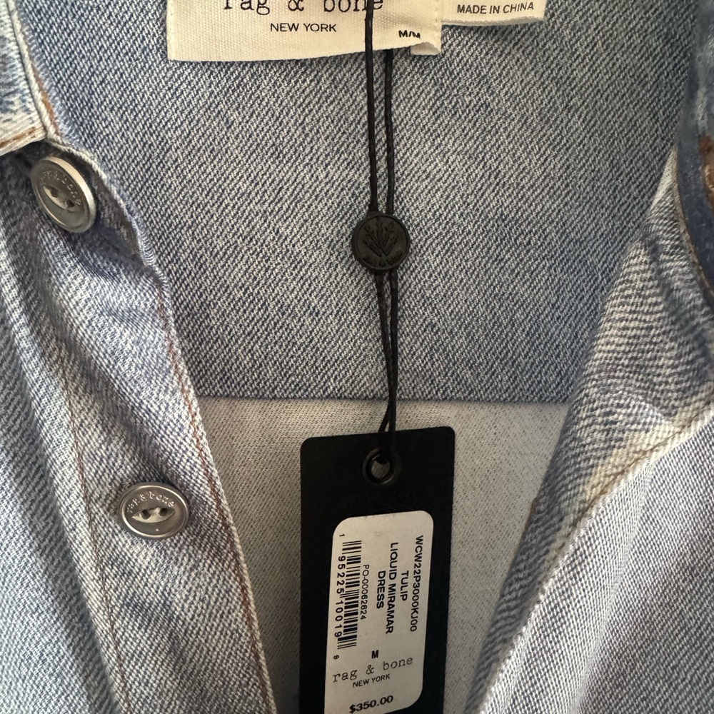 Rag & Bone Blue Denim Dress - Picture 7 of 7